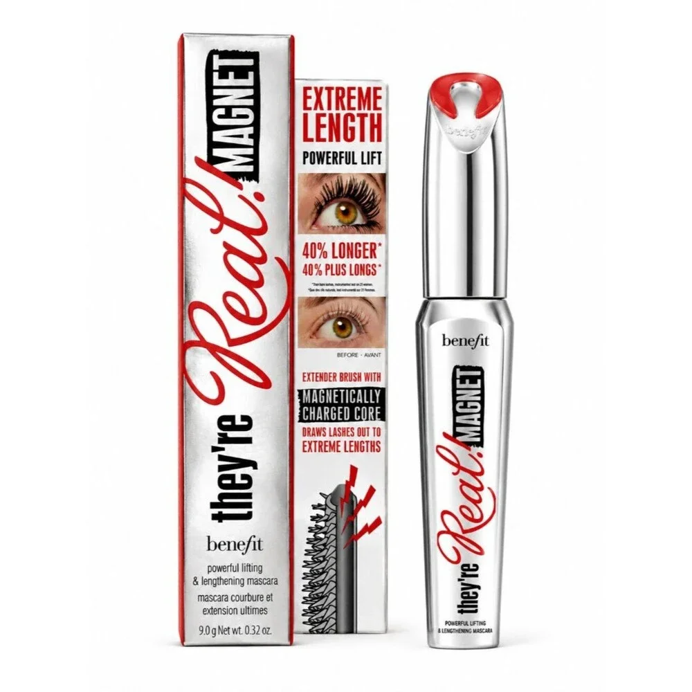 Benefit They're Real! Magnet Powerful Lifting & Lengthening Mascara -Black